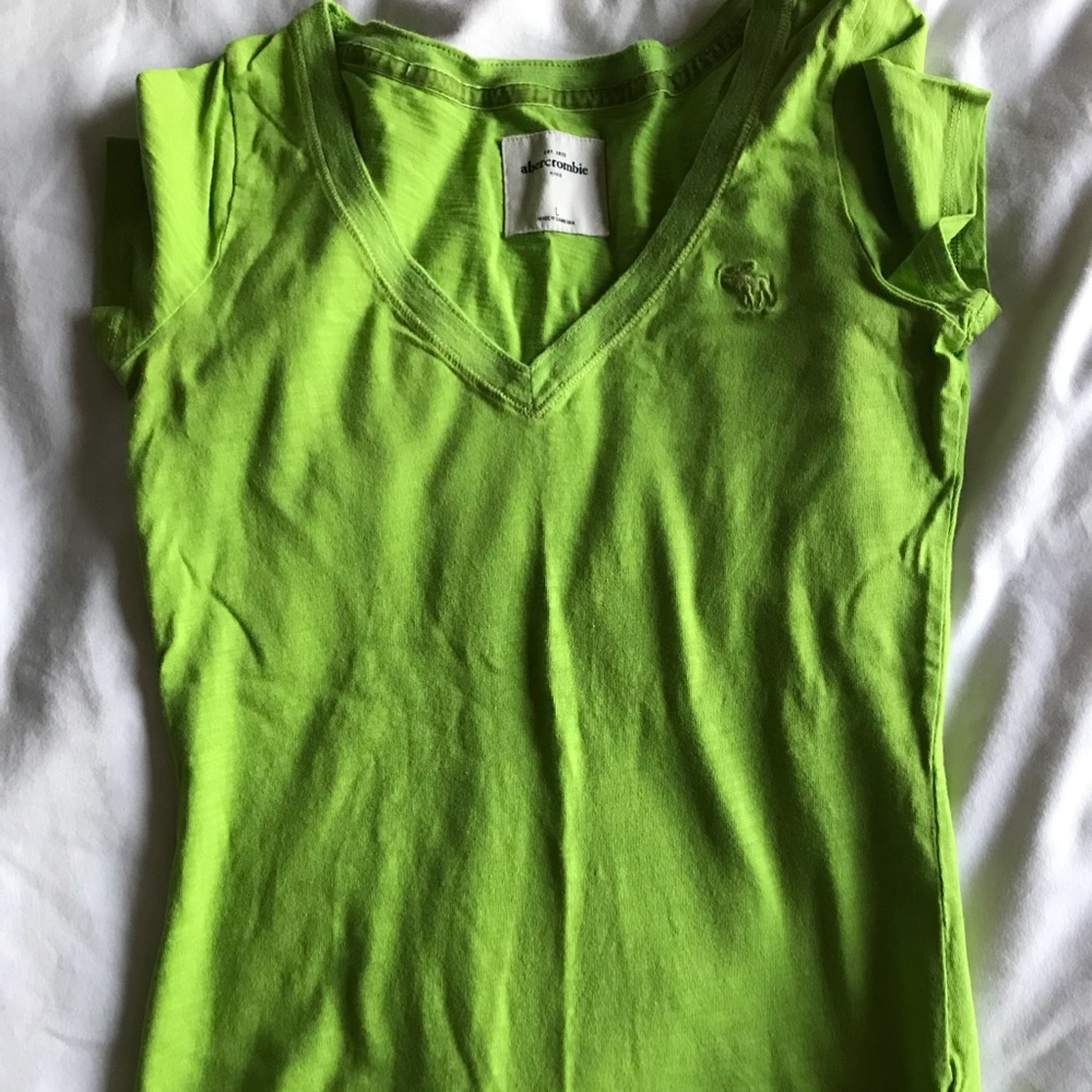 green abercrombie shirt